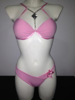 Lenceria con piedras rosa. Ref: 3