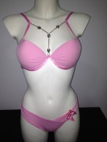 Lenceria con piedras rosa. Ref: 4