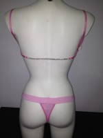 Lenceria con piedras rosa. Ref: 6