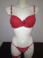 Lenceria con piedras roja. Ref: 11